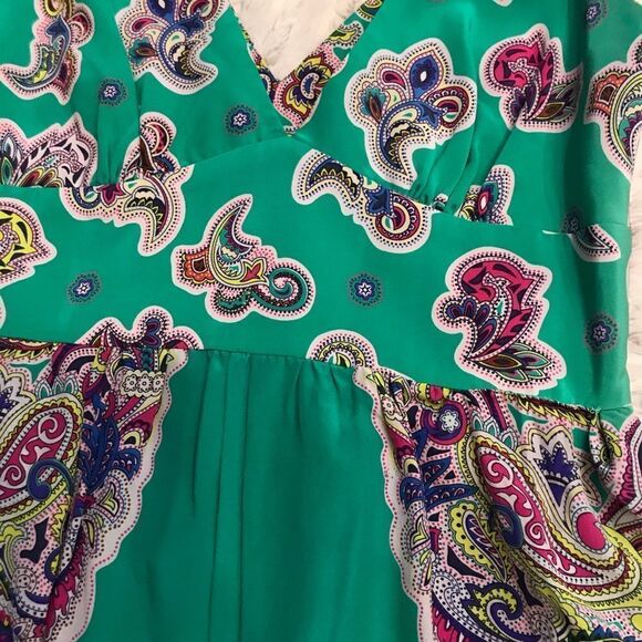 Tibi New York Anthropologie maxi dress gown silk - Picture 4 of 8